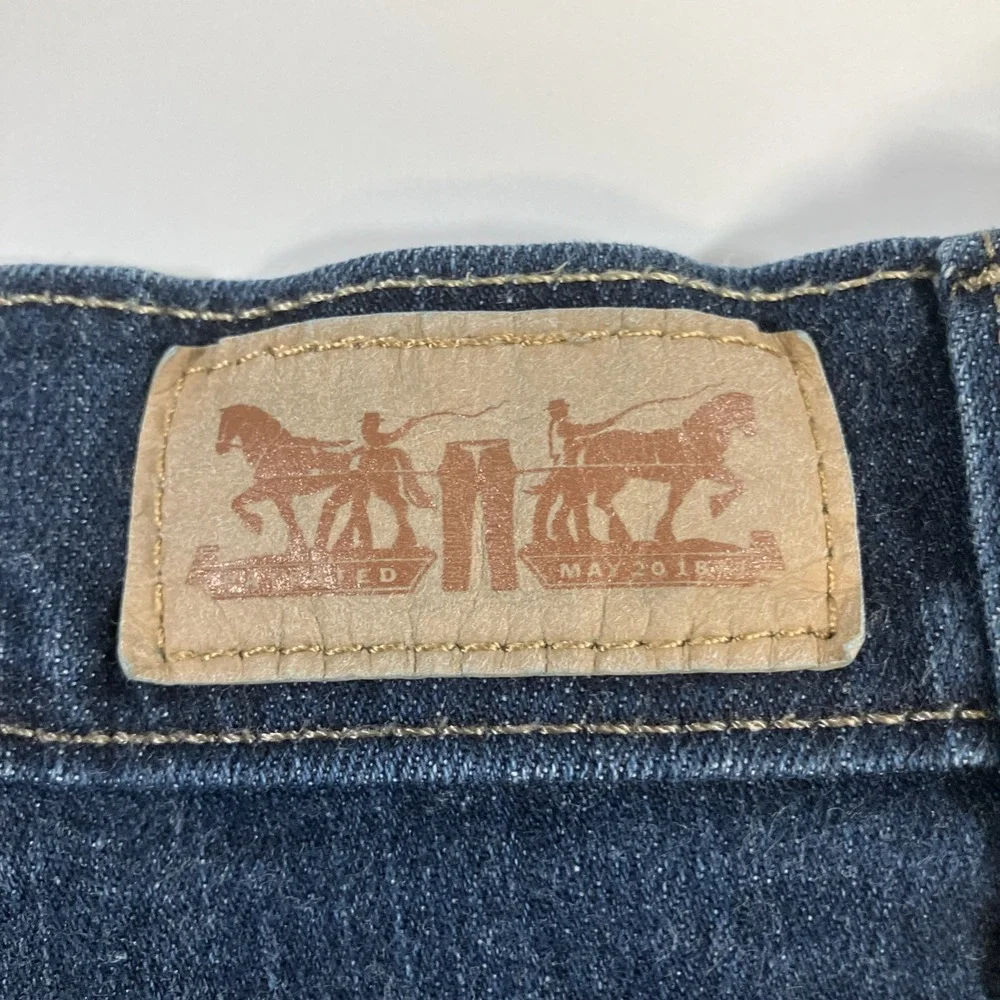 Levi's‎ 515 Bootcut Jeans Womens 16M Mid Rise Dark Wash Stretch 33x32